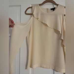 Cutout shoulder blouse